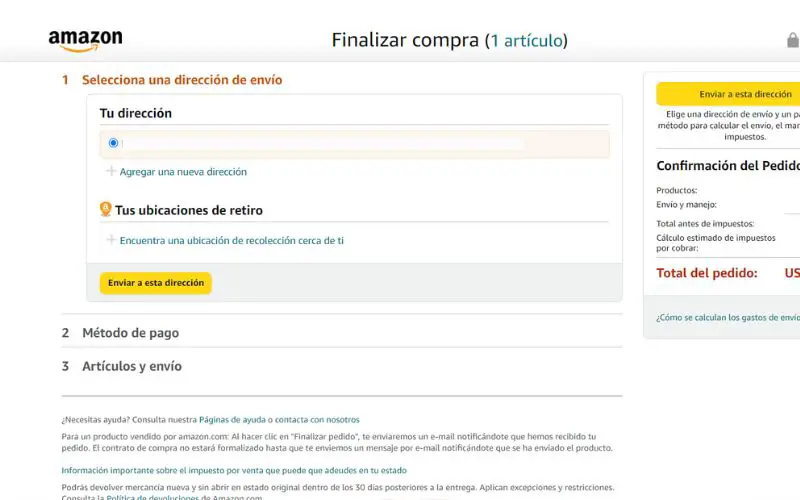 Como comprar en Amazon