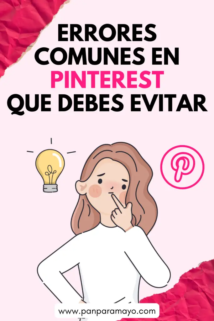 errores comunes en Pinterest